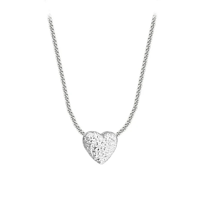 925 Sterling Vergulde Hartvorm Ketting