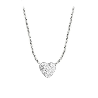 925 Sterling Vergulde Hartvorm Ketting