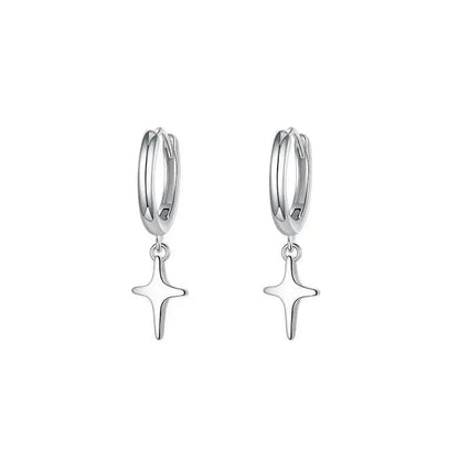 925 Sterling Zilver Ster Oorbellen