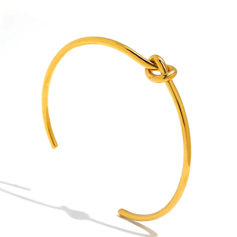 18K Vergulde Armband | Knoop