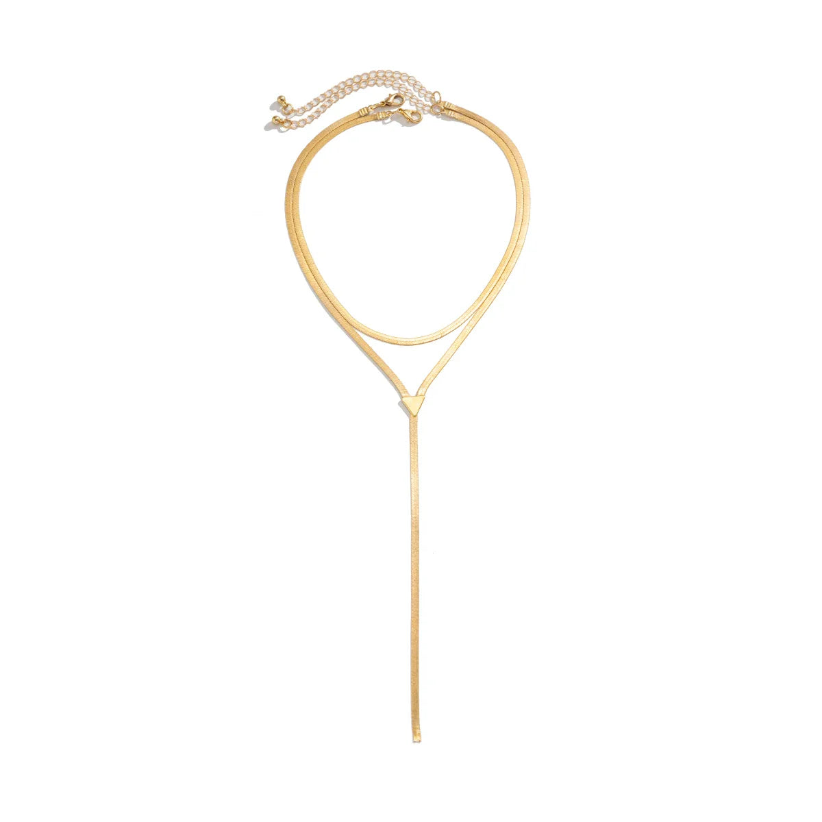 18K Vergulde Ketting | Lange Slangen