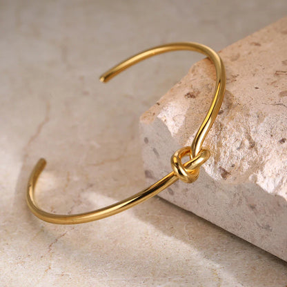 18K Vergulde Armband | Knoop