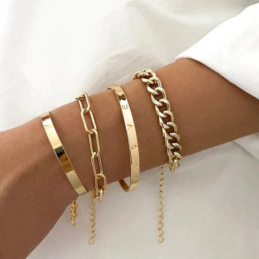 18K Vergulde Set | Armband Set