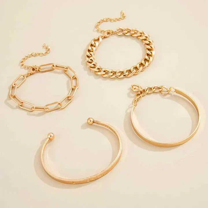 18K Vergulde Set | Armband Set