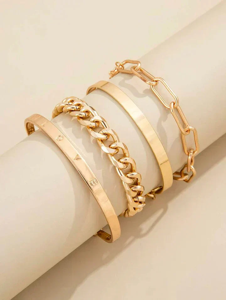 18K Vergulde Set | Armband Set