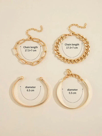 18K Vergulde Set | Armband Set